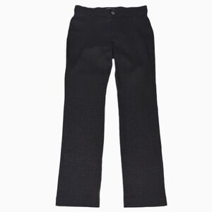 Simon Chang Denim Slim Straight Trouser Pants Stretch Jacquard Womens Size 8